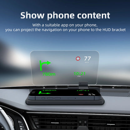 Universal H6 Car for Head Up Display Projectors  Display Driving Data for Any Cars