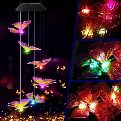 Artificial Butterfly Wind Chimes