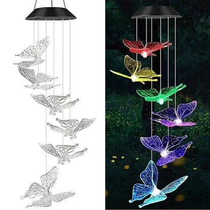 Artificial Butterfly Wind Chimes