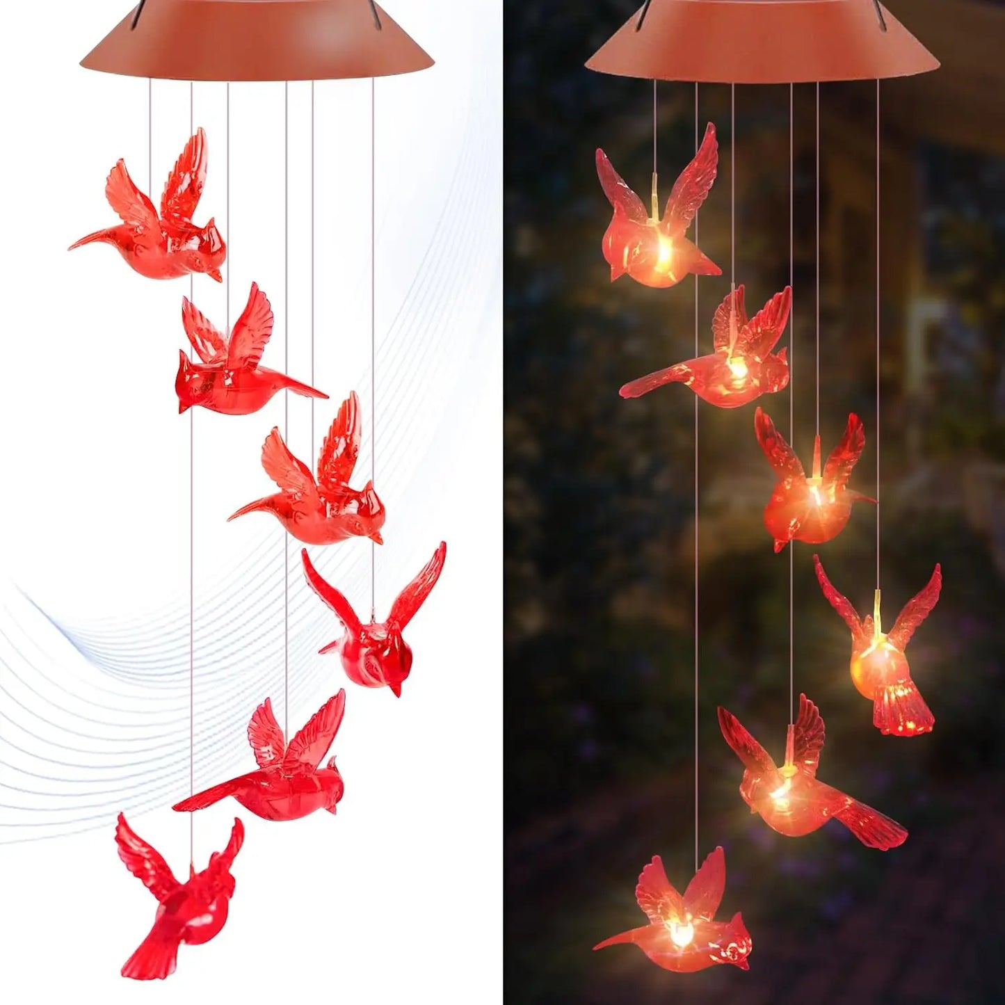 Artificial Butterfly Wind Chimes